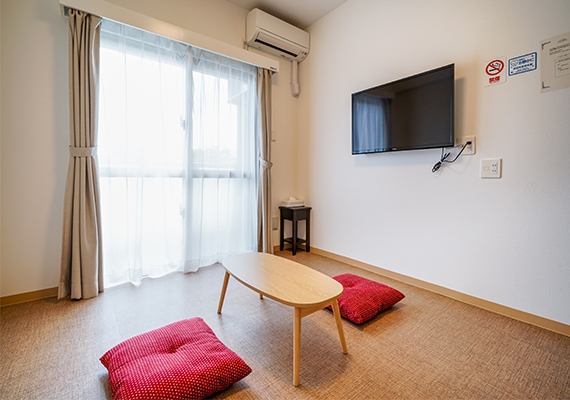 Japanese-style room, comfortable space room (Japanese-style room B, 1 set of futon) that is safe even for small children