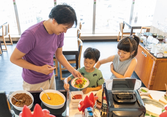 Experience "enjoying" even at breakfast! It's fun to make with your family! It's delicious!
