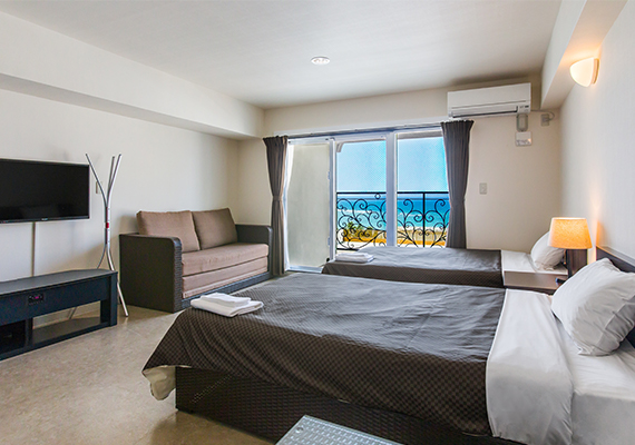 Early Reservation Discount (3 days prior): Ocean View Room (34 ㎡, 5F-9F)【Non-smoking】