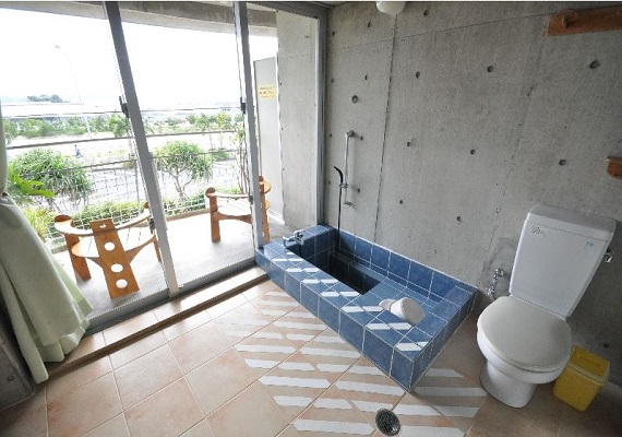 Solar BATH ROOM (image)
※There is a curtain in the case you dislike the concept