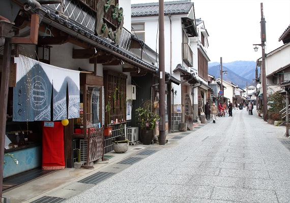 Preservation district at the same level as Katsuyamacho