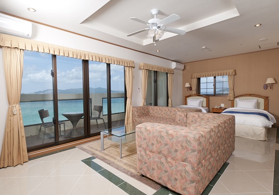 Deluxe room (all rooms have ocean view)
