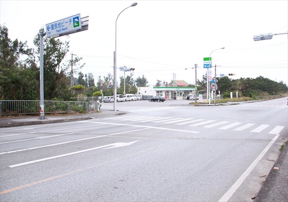 Convenience store near the entrance of Japan National Route 58