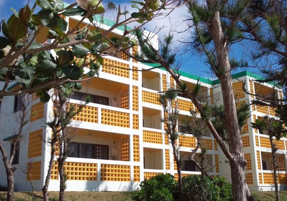 Condominium building from the sea side