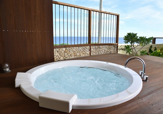 Terrace on sea side (Jacuzzi)