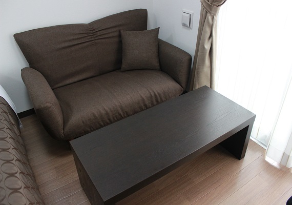 We have provided sofa and table too
