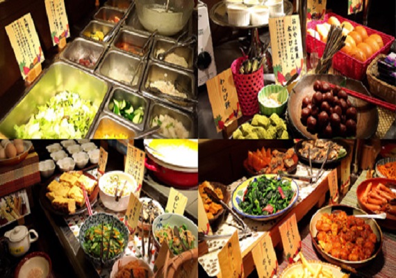 Japanese-Western breakfast buffet