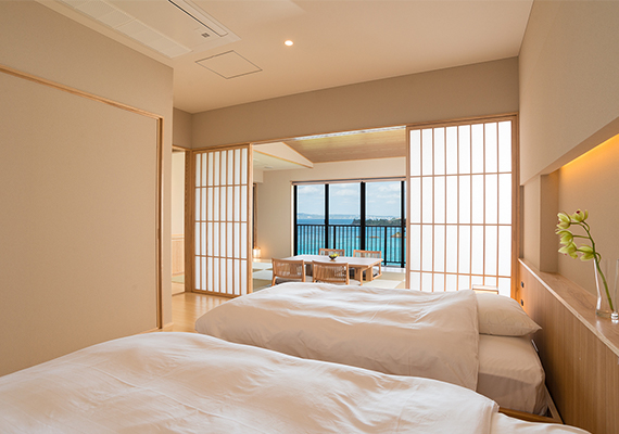 68 square meters of modern rooms (Japanese-Western style room)