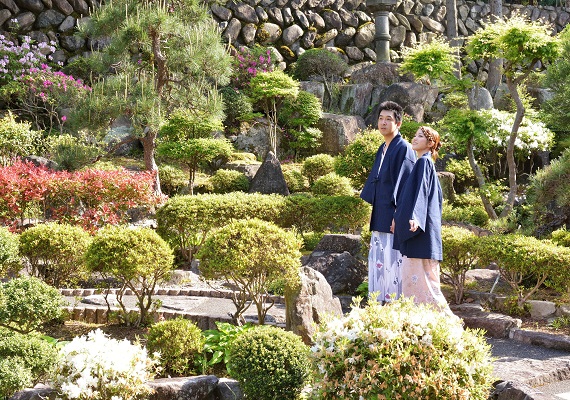 日本庭園 〜能夠盡情享受大自然的散步道路～