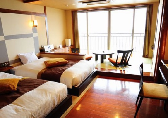 [Japanese modern・Club floor A] Japanese-Western room 42 ㎡ ocean view