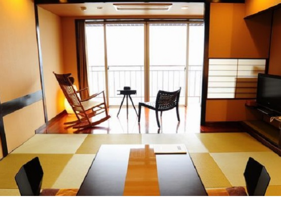 【和모던・이그제큐티브 플로어 B】일본식 다다미 룸 18.2평방(오션뷰)