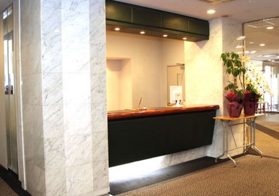 The front desk