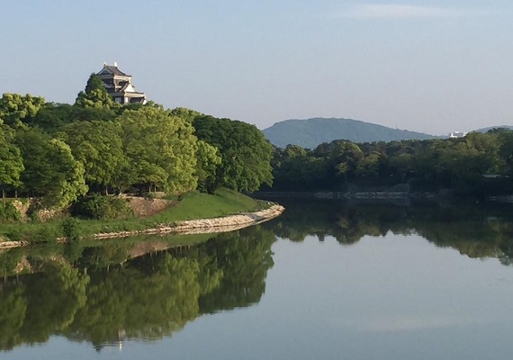 This is the hotel in Okayama where you can observe unique Okayama castle ※Image