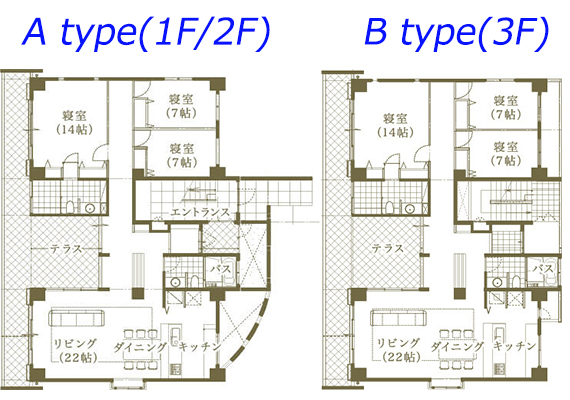 All rooms are with ocean view and large 165 ㎡ layout for relaxation