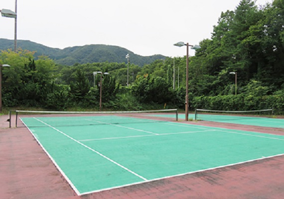 ◆ Tennis court of Tsuguro Kogensou