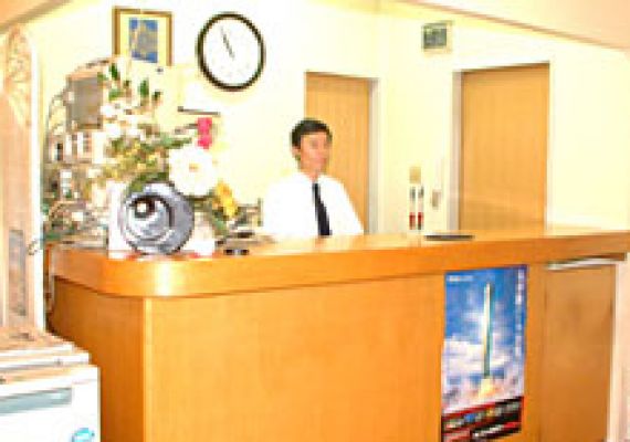 The front desk