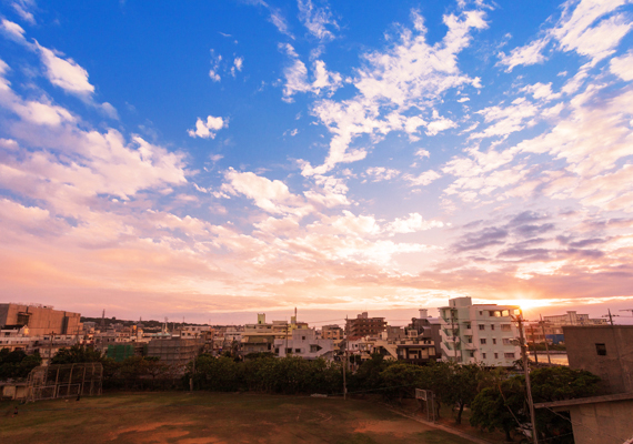 始自于ARAHA SUNSET的眺望