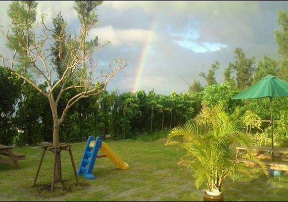 A garden where you can enjoy various landscapes