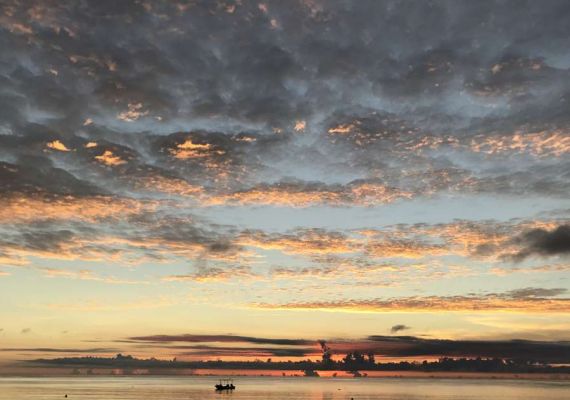 沖繩恩納度假級酒店（Resort CLASS INN Onna）的夕陽美景