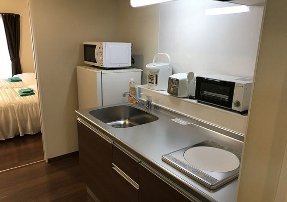 Fully equipped with kitchen, washing machine, furniture and consumer electronics♪ 