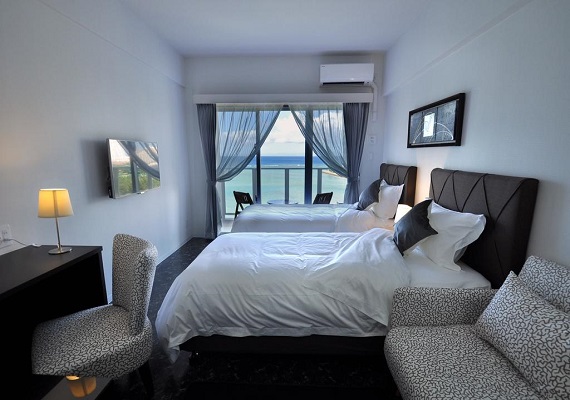 All rooms have ocean views!