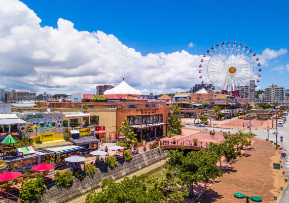 Cityscape of American Village