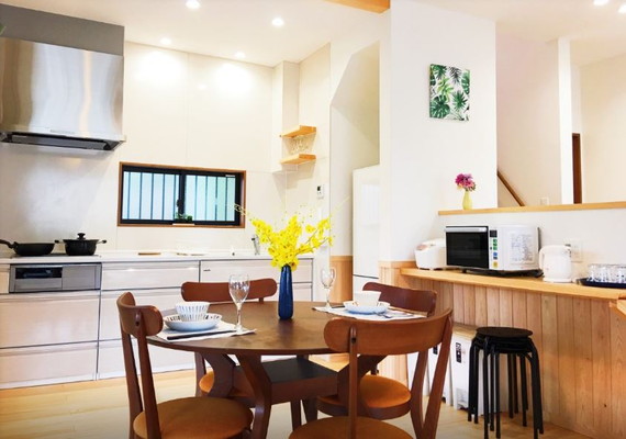 Kitchen-dining room (photo: Building B)