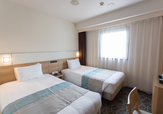 Standard twin room (area: 16㎡ of bed width: 110cm)