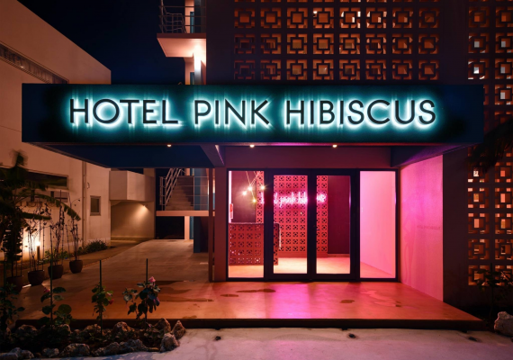 A hotel in Miyakojima with lots of Instagenic spots with a reasonable price.