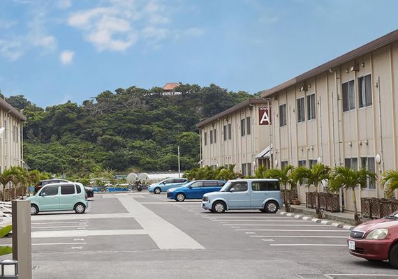 住宿者免費停車場（依抵達順序・無法預訂）