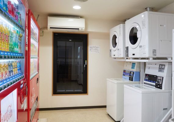 Coin laundry and vending machine