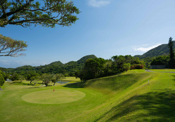 One of the facilities: the Golf course