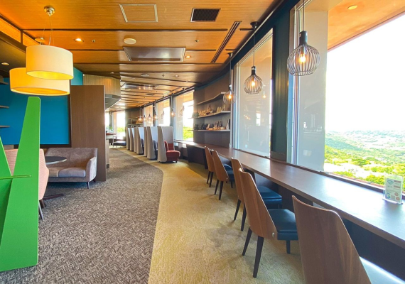 2020年7月OPEN，新裝開幕的展望休息室『感謝』。