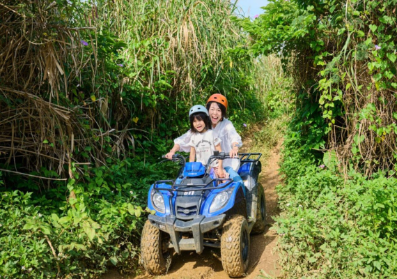 新手也沒問題！
駕著越野沙灘車盡情奔馳於大自然中吧！