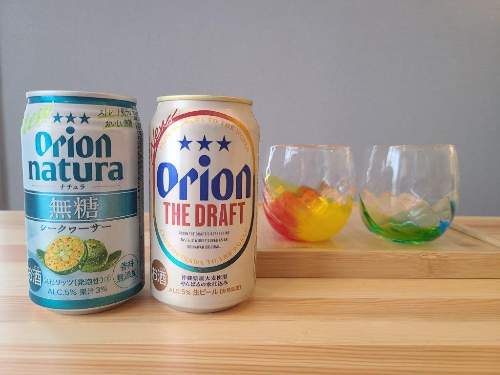 客房冰箱內也為入住飯店的房客提供 Orion 啤酒、Orion Chu-Hi 和礦泉水。