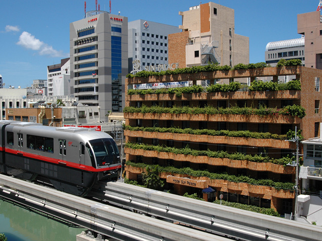 飯店外觀☆近單軌電車