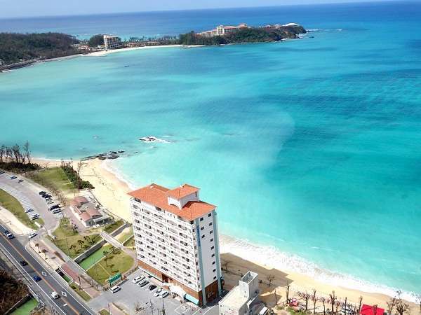 All rooms oceanfront ☆ view from above the hotel