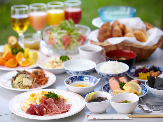 早餐自助餐舉例※根據住宿狀況，可能會更改菜單。