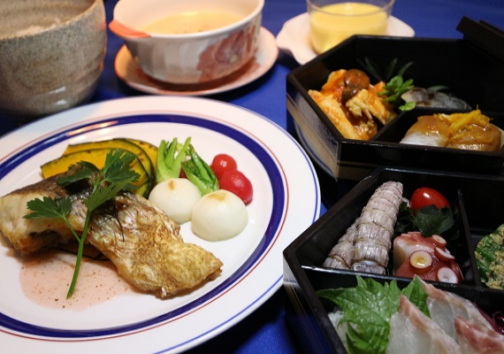 An example of Japanese-Western menu