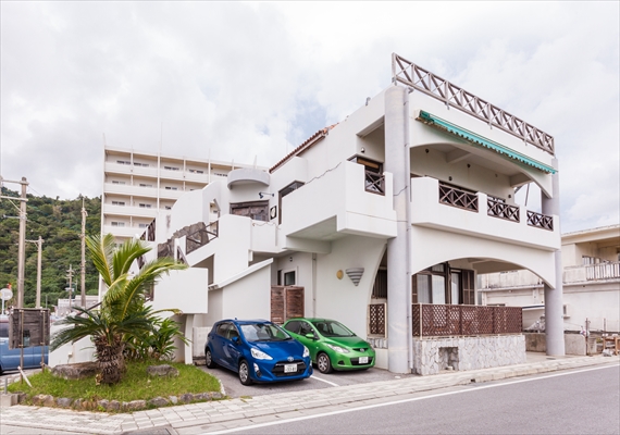 View of Seaside House (parking space for 3 cars is provided)