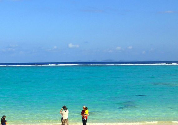 [Surrounding area] During non-swimming season, take walks along the beach picking up coral and shells. A really pleasant time*