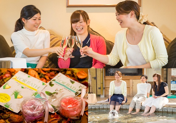 Taking time to enjoy a 【girls' vacation】. Our hotel full of 'likes' of girls will liven up your girls' get-together♪