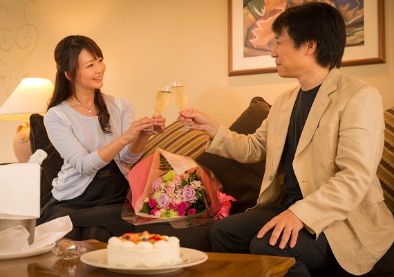 ◆紀念日方案◆“乾～杯♪”「生日・結婚紀念日」等對您而言≪特別的一天≫更加美妙♪