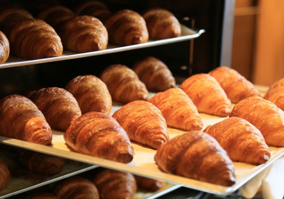 【朝食イメージ】焼きたてのクロワッサン 【朝食イメージ】焼きたてのクロワッサン