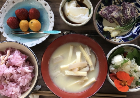 島野菜たっぷり朝食 島野菜たっぷり朝食