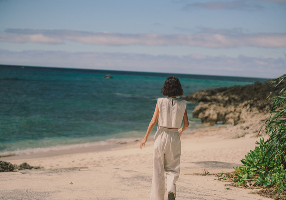 1-minute walk from Nagasakihama Beach, the southernmost beach on Kurima Island
