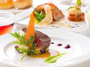 Basic -Duck Dishes-] Casual French cuisine. Along with our popular organic vegetable buffet.