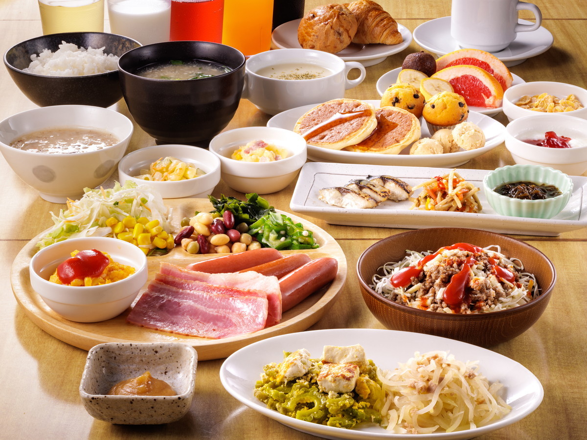 朝食バイキング 盛付例 朝食バイキング 盛付例
