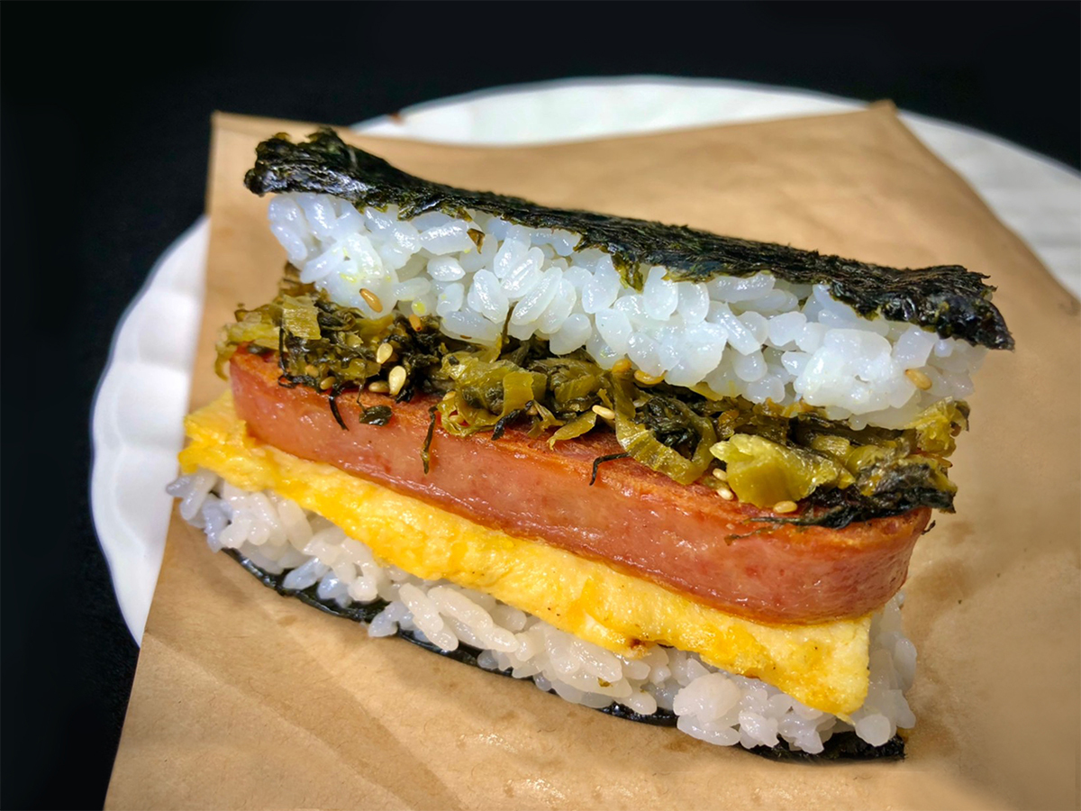 豬肉蛋飯糰「高菜味」