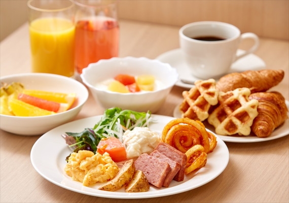 【朝食ブッフェメニュー洋食一例】お好みを料理をお召し上がりください